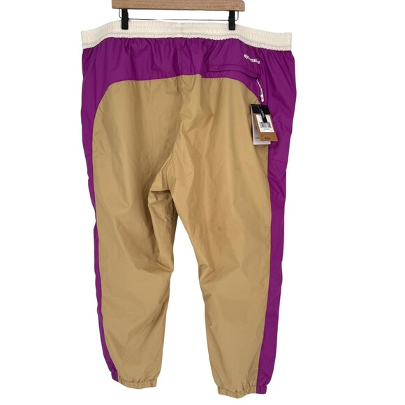 The North Face Jogger Pants Women's Plus 3X Hydrenaline Khaki Purple Windbreaker - Picture 8 of 13